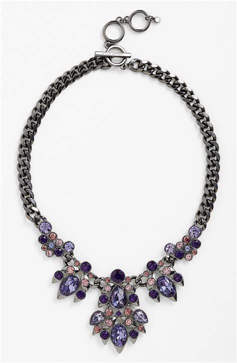 givenchy crystal bib necklace|givenchy necklace.